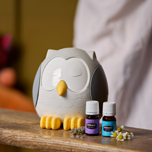 Feather de uil diffuser + twee gratis oliën