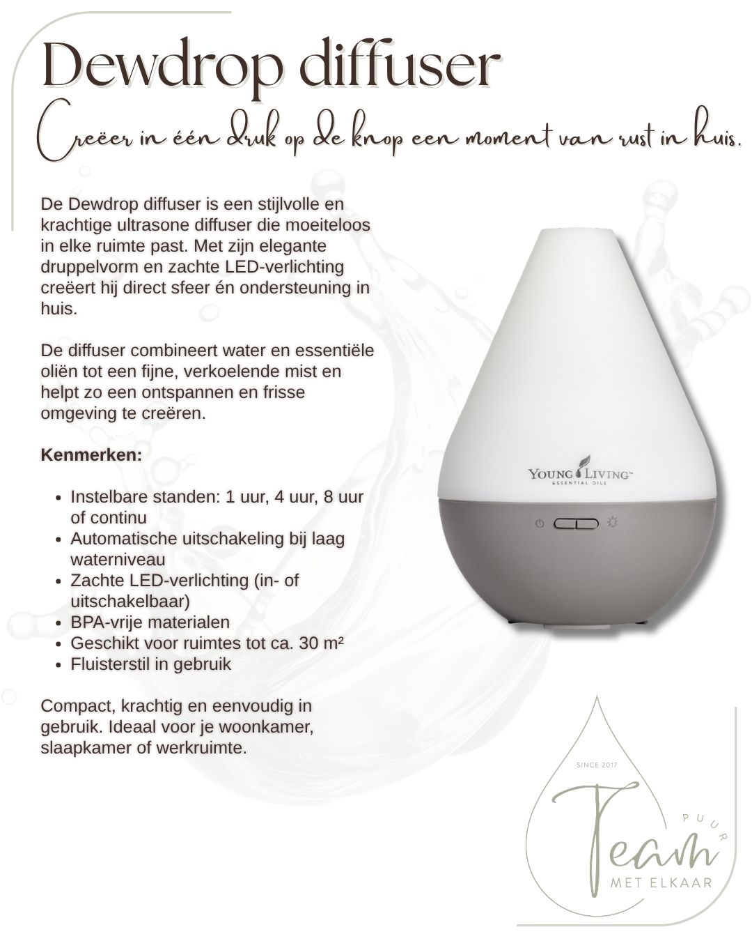 Starterkit met Macaron diffuser met extra gratis dewdrop diffuser - Afbeelding 6